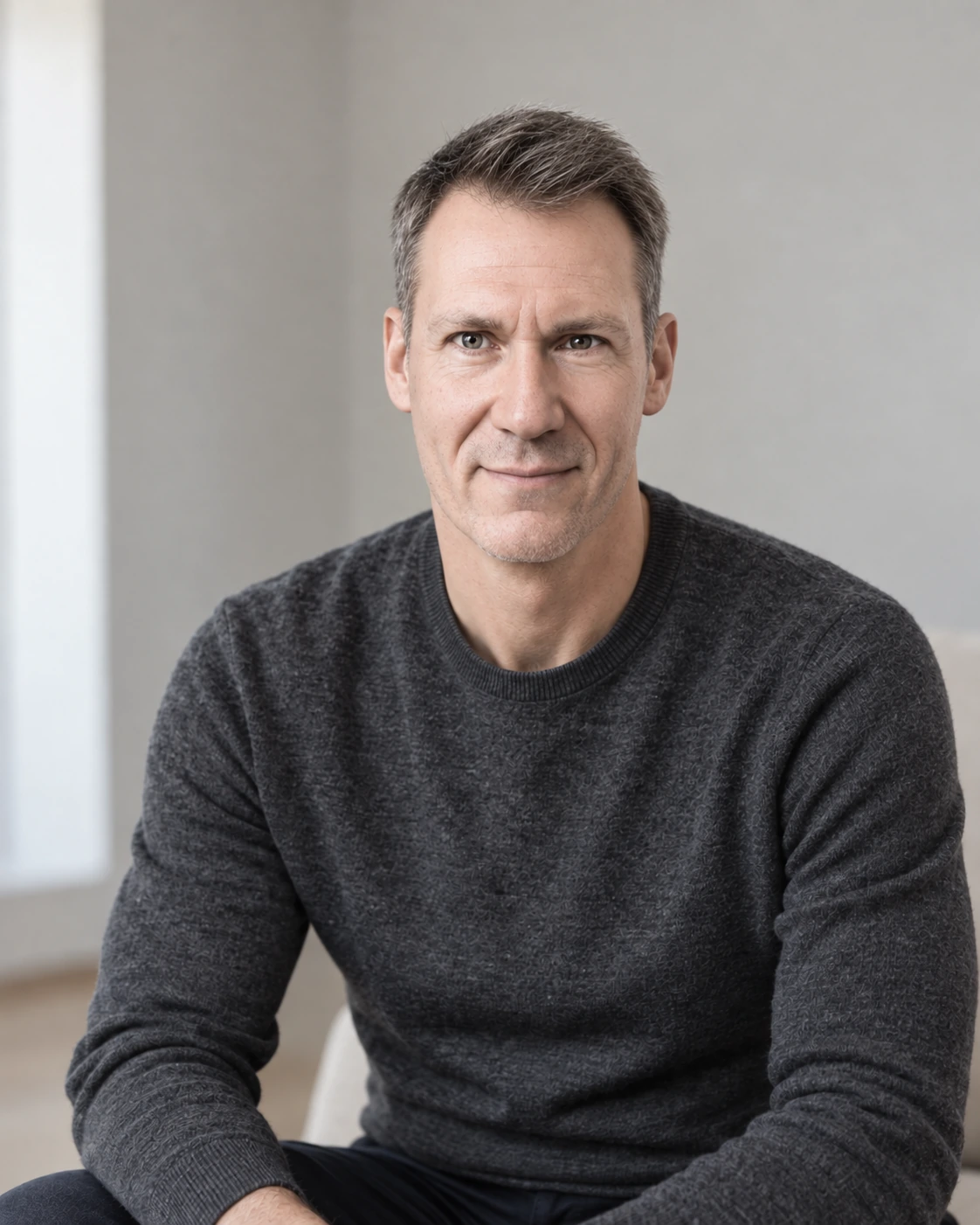 Michael Müller, Gründer von MMplatinum, in einem entspannten Porträt